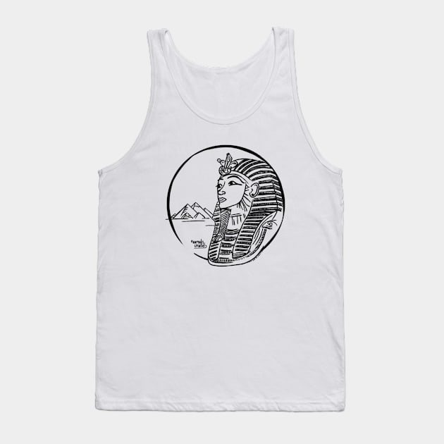 Egypt: Tomb of Tut Ankh Amun Tank Top by Aurealis